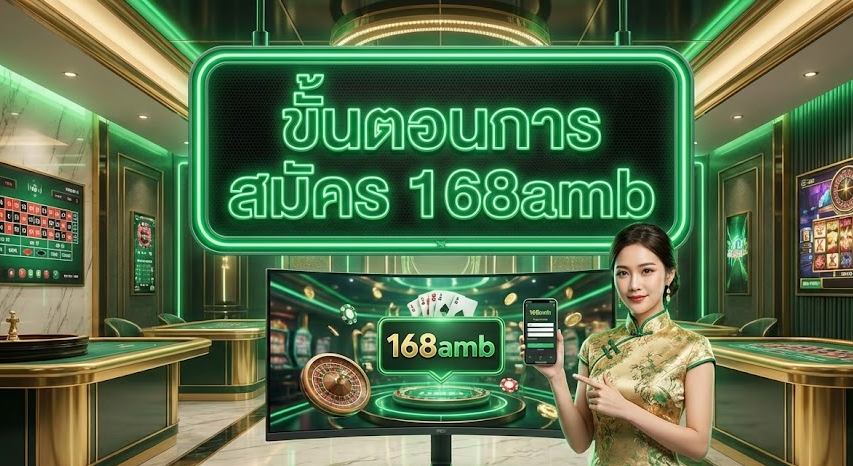 ขั้นตอนการ สมัคร 168amb ในโทรศัพท์มือถือ หรือในคอมพิวเตอร์