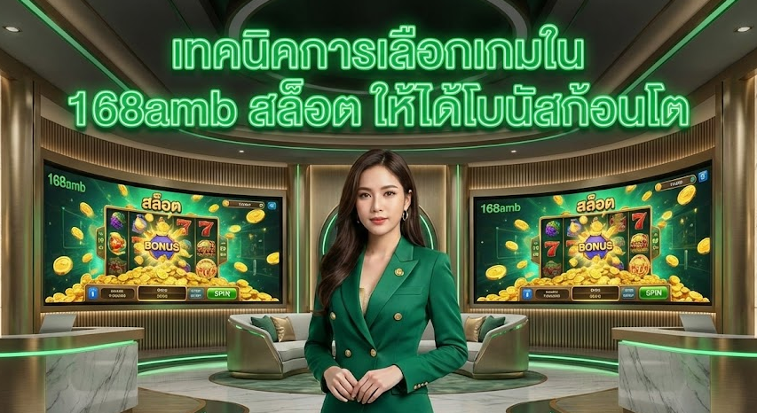 เทคนิคการเลือกเกมใน 168amb สล็อต ให้ได้โบนัสก้อนโต