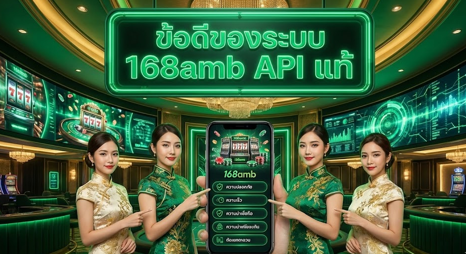 ข้อดีของระบบ 168amb API แท้ เมื่อเปรียบเทียบกับเว็บอื่น