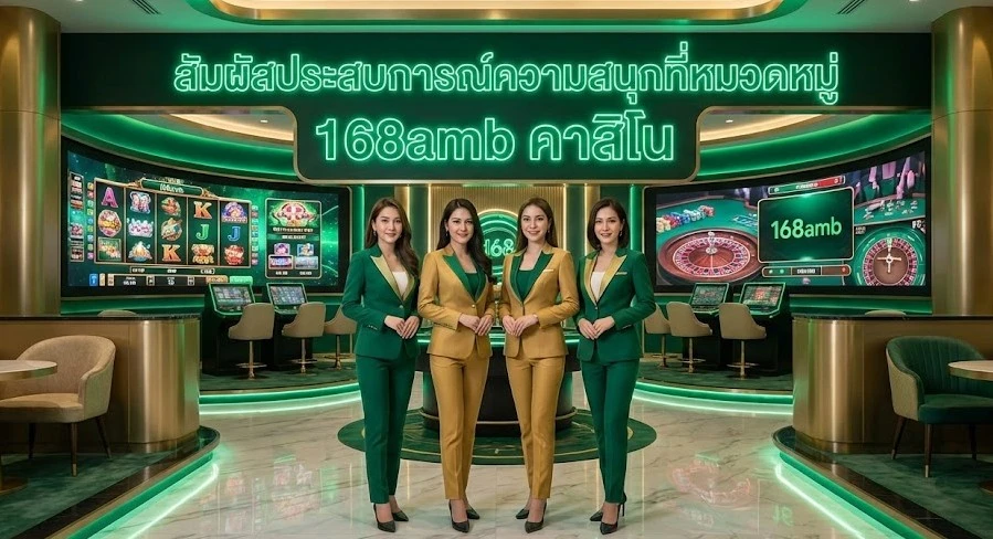 สัมผัสประสบการณ์ความสนุกที่หมวดหมู่ 168amb คาสิโน